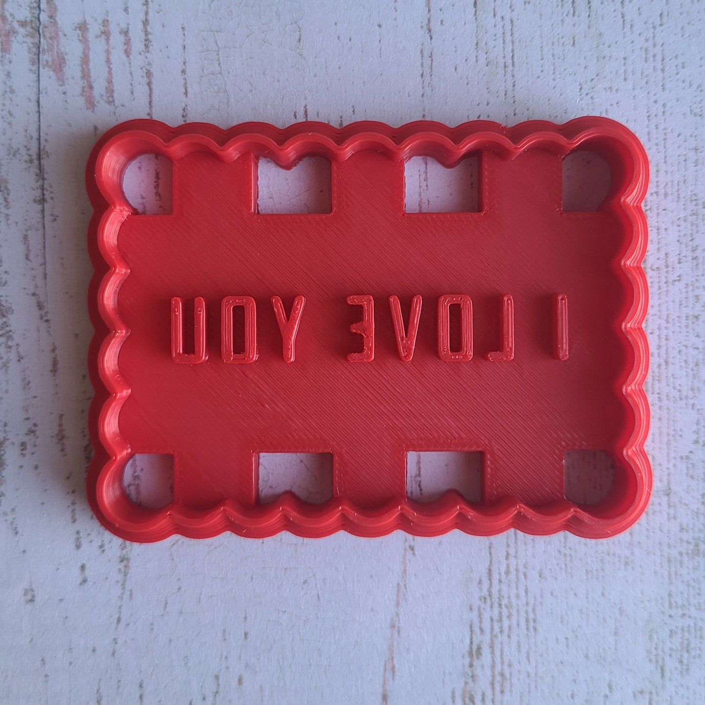 Emporte-pièce message amour